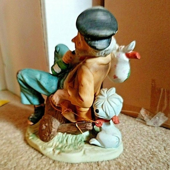 HOBO Bagabond Figure with Dog Vintage Ceramic/Porcelain - Picture 6 of 11
